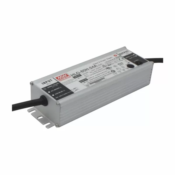 Mean Well Power Supply 24V DC 80W HLG-80H-24A